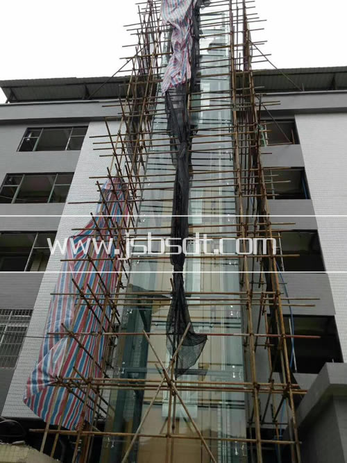 廠房外掛鋼結構觀光電梯
