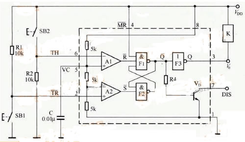 雙穩(wěn)態(tài)開(kāi)關(guān)控制電路